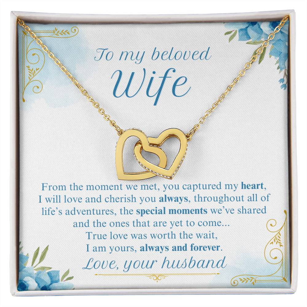 From the moment we met you captured my heart - Gift for Wife from husband - VindiBoutique