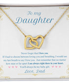 Never forget that I love you - Gift for daughter - VindiBoutique