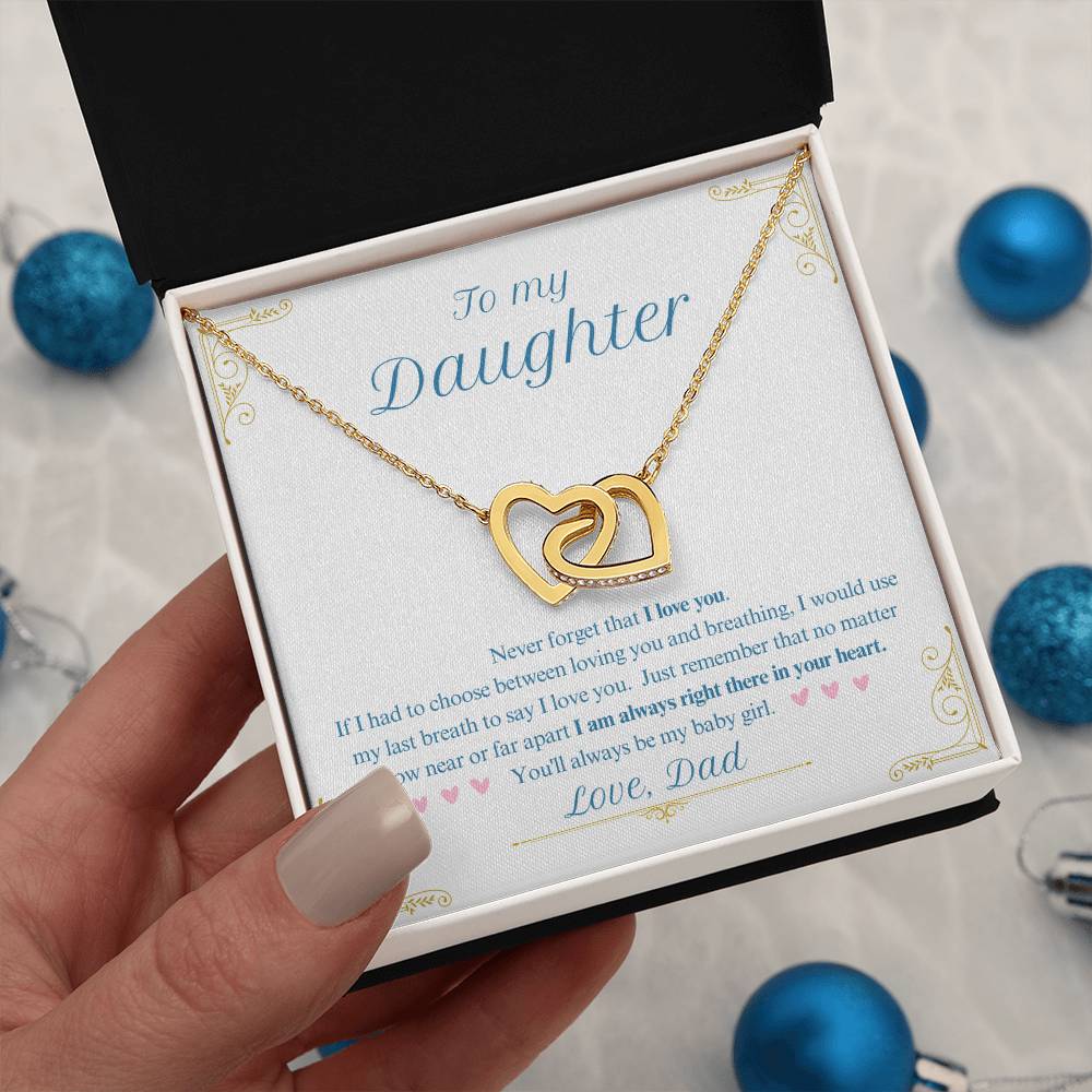 Never forget that I love you - Gift for daughter - VindiBoutique