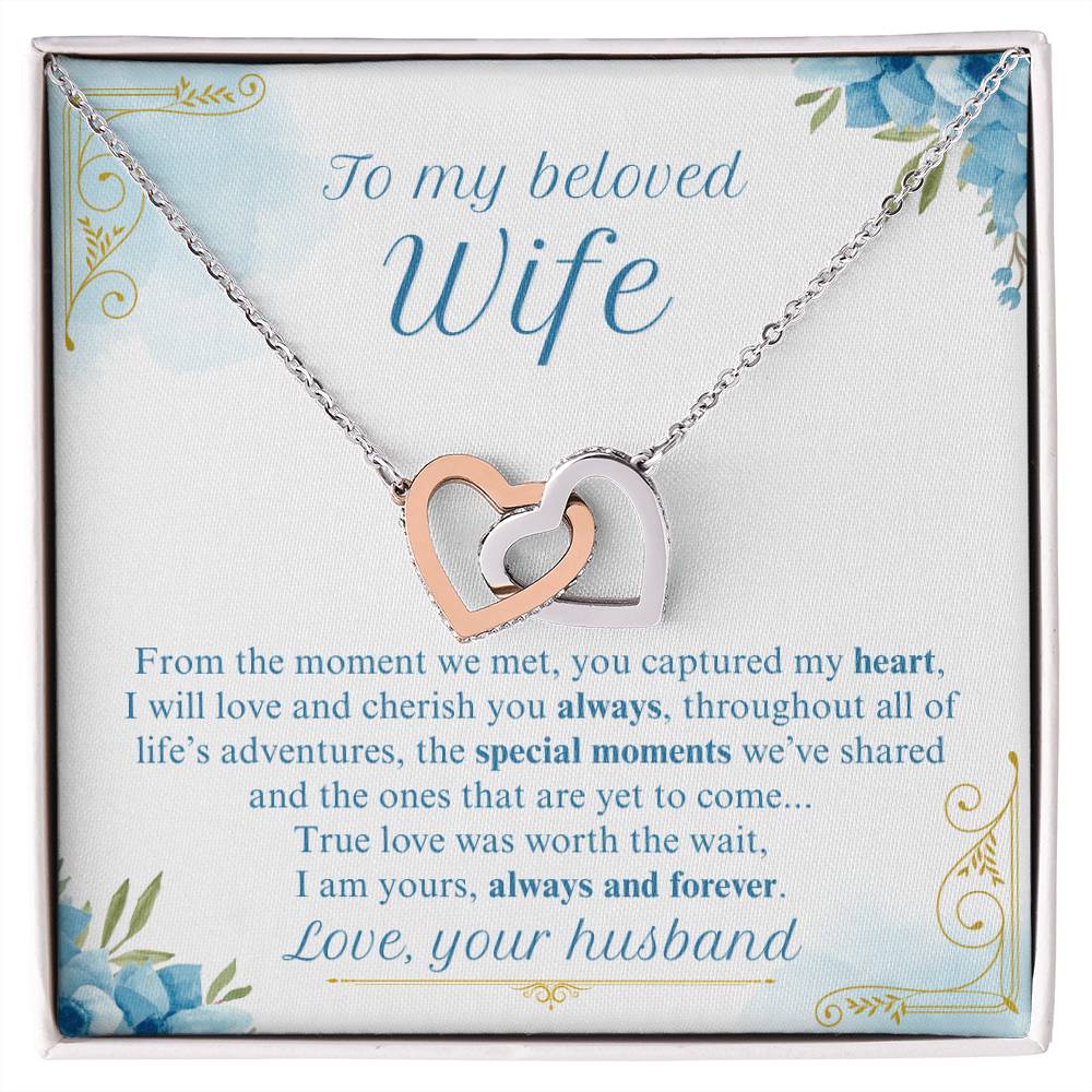 From the moment we met you captured my heart - Gift for Wife from husband - VindiBoutique