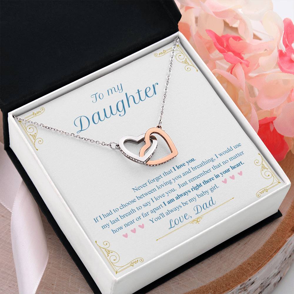 Never forget that I love you - Gift for daughter - VindiBoutique