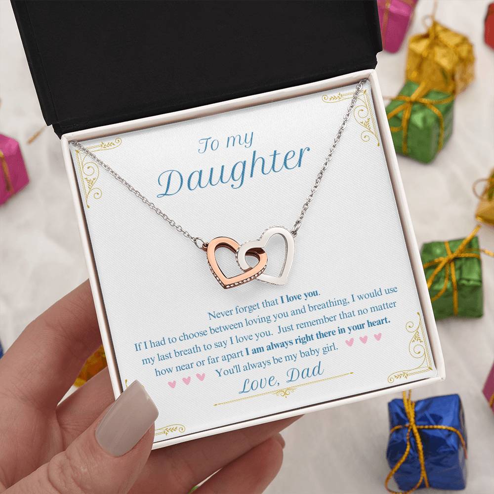 Never forget that I love you - Gift for daughter - VindiBoutique