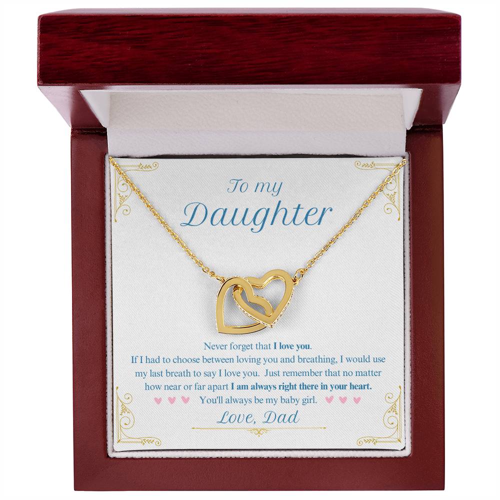 Never forget that I love you - Gift for daughter - VindiBoutique