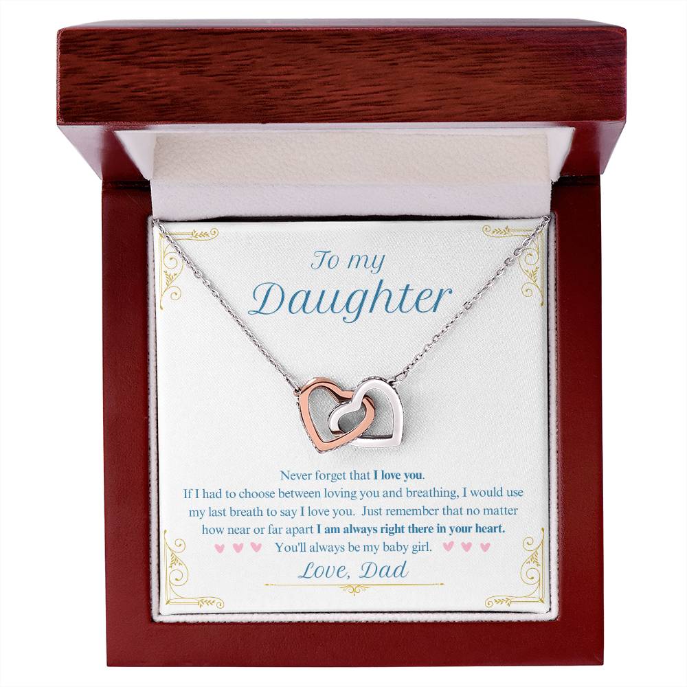 Never forget that I love you - Gift for daughter - VindiBoutique