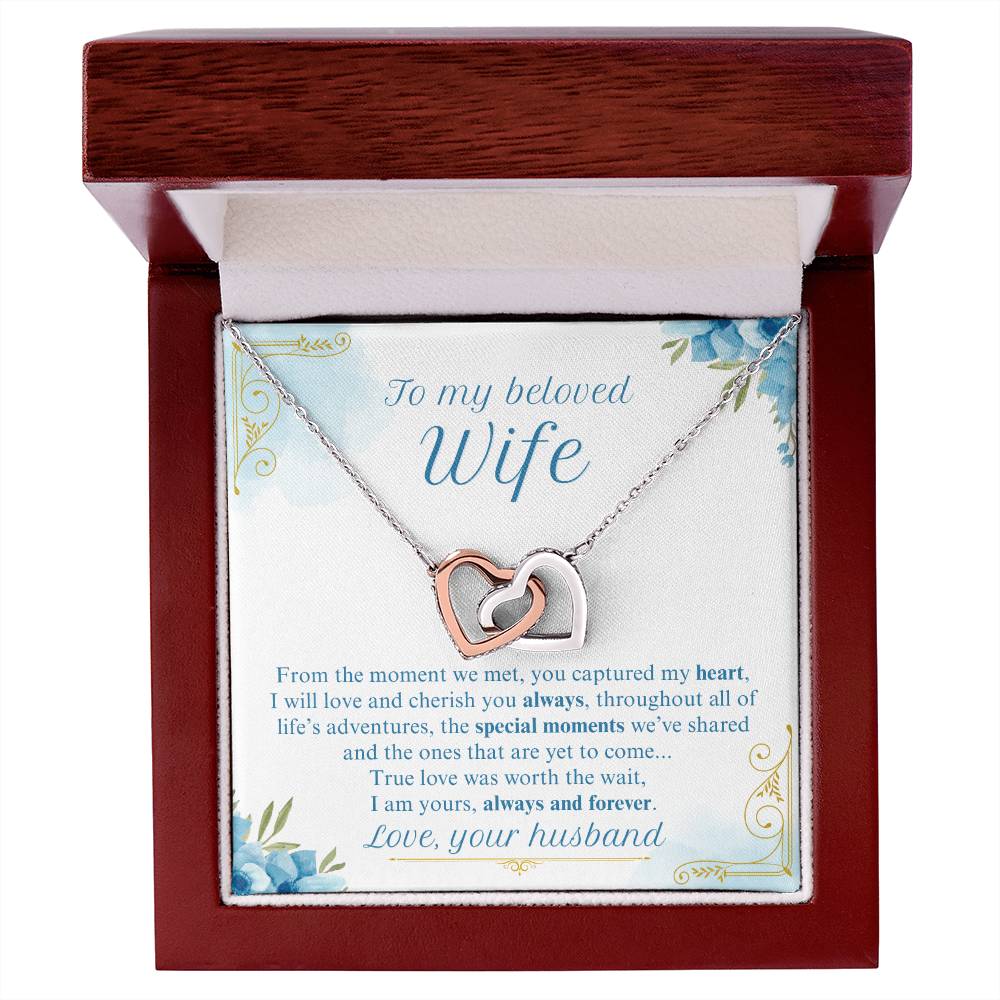 From the moment we met you captured my heart - Gift for Wife from husband - VindiBoutique