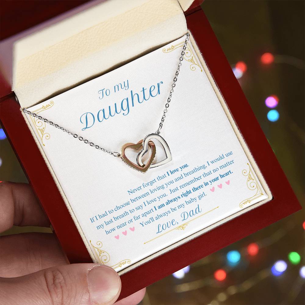 Never forget that I love you - Gift for daughter - VindiBoutique